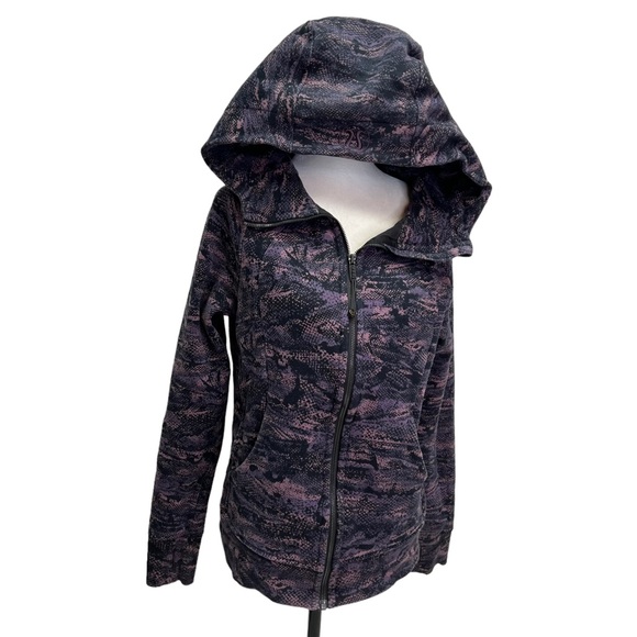 Lululemon Scuba Hoodie IV Rip Wave Purple Thunder Purple Size 8 - Picture 5 of 9